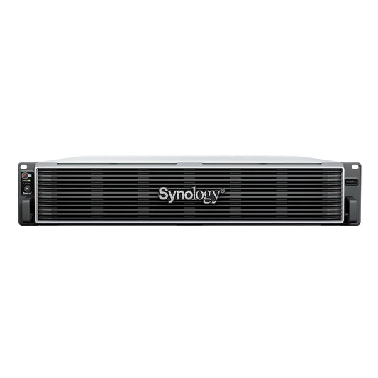 Synology RackStation RS4826XS+ NAS, 16GB RAM, black and silver