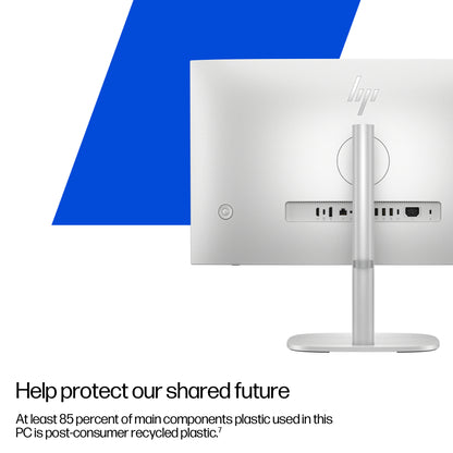 HP EliteStudio 8 All-in-One G1i 23.8 inch Desktop AI PC Intel Core Ultra 5 60.5 cm (23.8") 1920 x 1080 pixels 16 GB DDR5-SDRAM Windows 11 Pro Wi-Fi 7 (802.11be) Silver