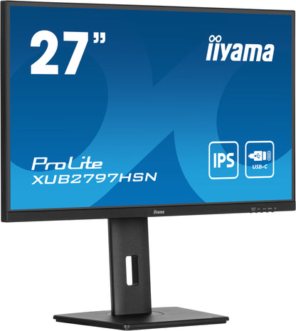 iiyama ProLite XUB2797HSN-B2 computer monitor 68.6 cm (27") 1920 x 1080 pixels Full HD LED Black