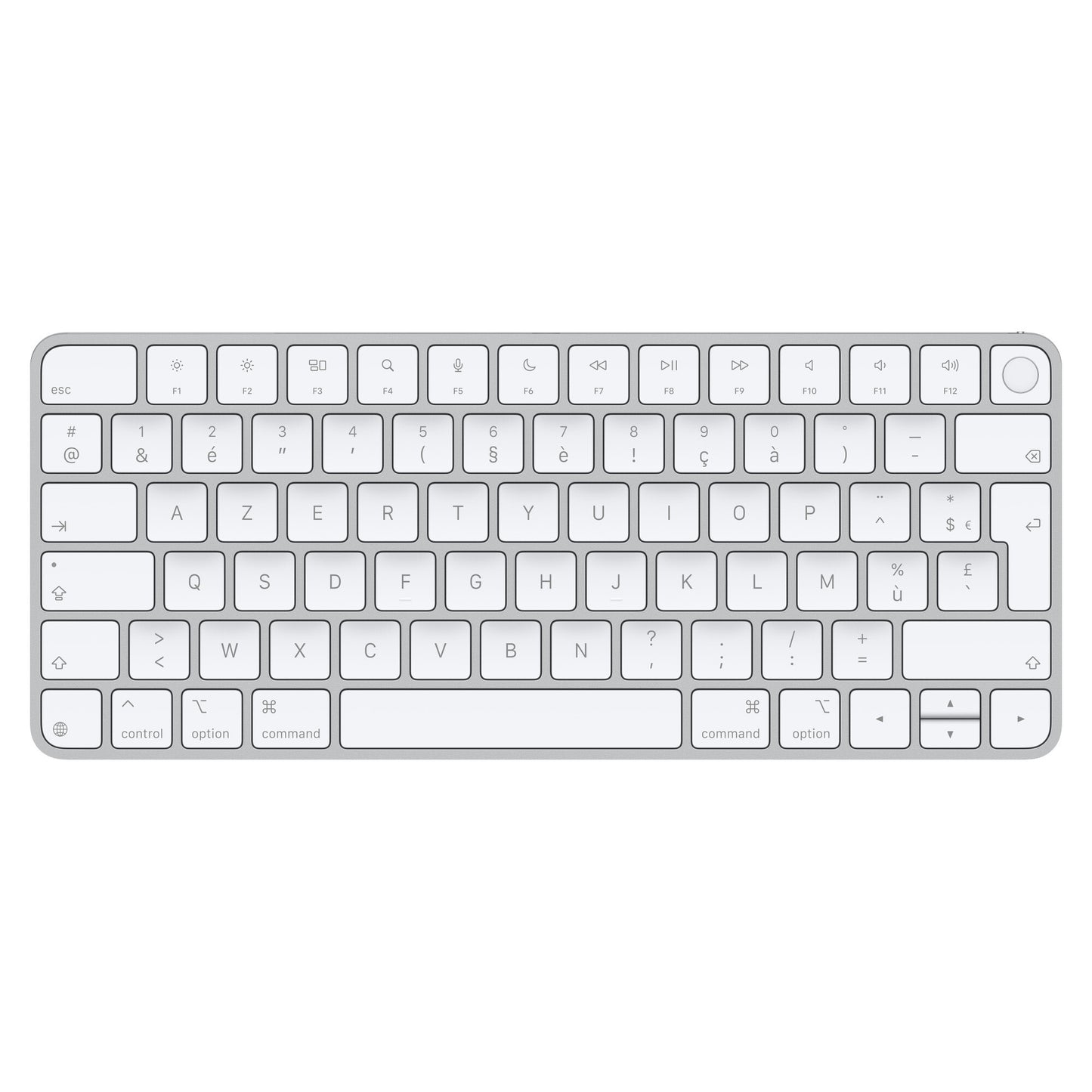 Apple Magic Keyboard with Touch ID for Mac models with silicon (USB–C) - French