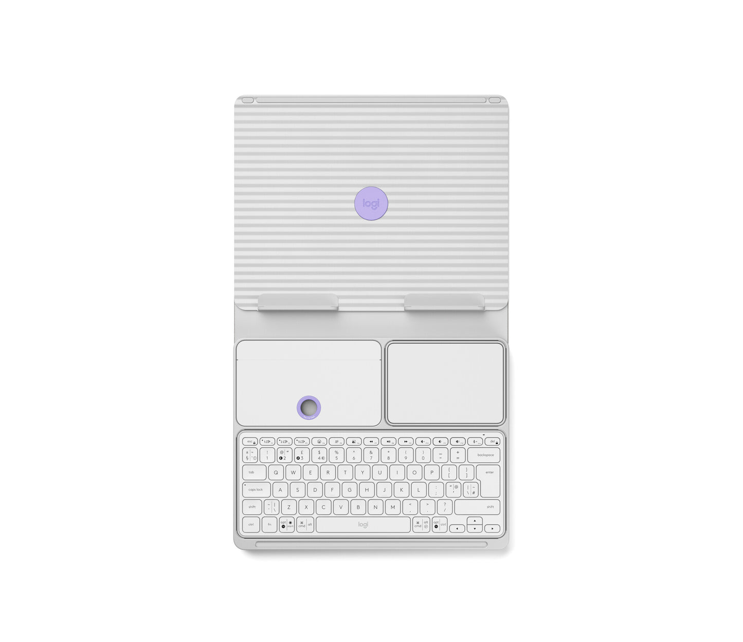 Logitech 920-011241 mobile device keyboard QWERTY UK English Bluetooth Grey, Violet, White