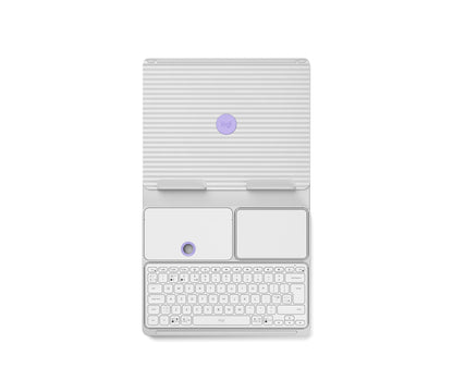 Logitech 920-011241 mobile device keyboard QWERTY UK English Bluetooth Grey, Violet, White