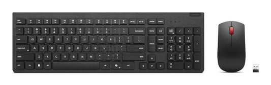 Lenovo 4X31R64453 keyboard Mouse included Office RF Wireless US English Black