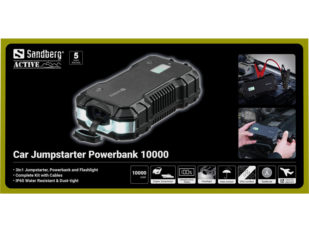 Sandberg Car Jumpstarter Powerbank 10000