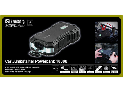 Sandberg Car Jumpstarter Powerbank 10000