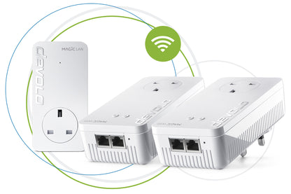 Devolo Magic 1 WiFi 1200 Mbit/s Ethernet LAN Wi-Fi White 3 pc(s)