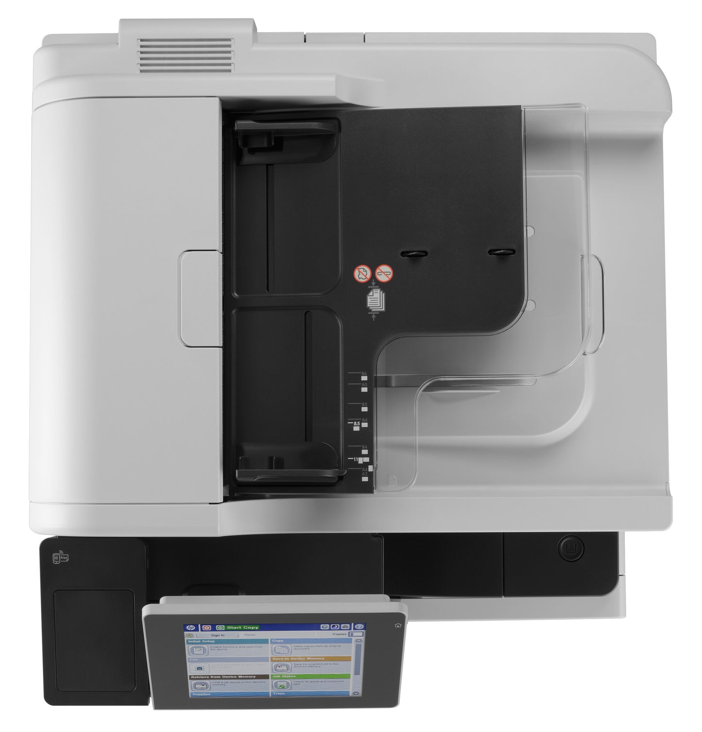 HP LaserJet Enterprise M725dn Multifunction Black and white Printer, Ethernet Only; Copier, Scanner