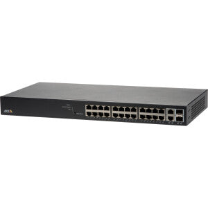 Axis 01192-003 network switch, Managed, 24-port, Power over Ethernet (PoE), black