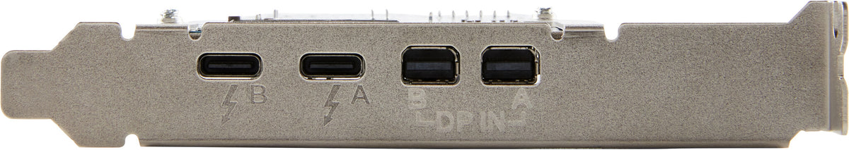 HP Crd Dual TBT4 PCIe x4 LP interface cards/adapter Internal