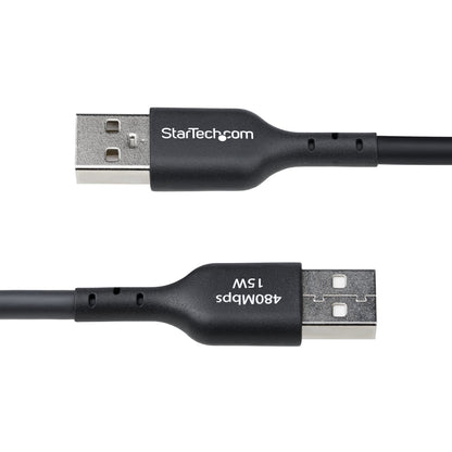 StarTech.com 4m (13ft) USB-A to USB-C Charging Cable, Charge & Sync, 3A, USB 2.0, TPE Jacket - Black USB Charging Cord