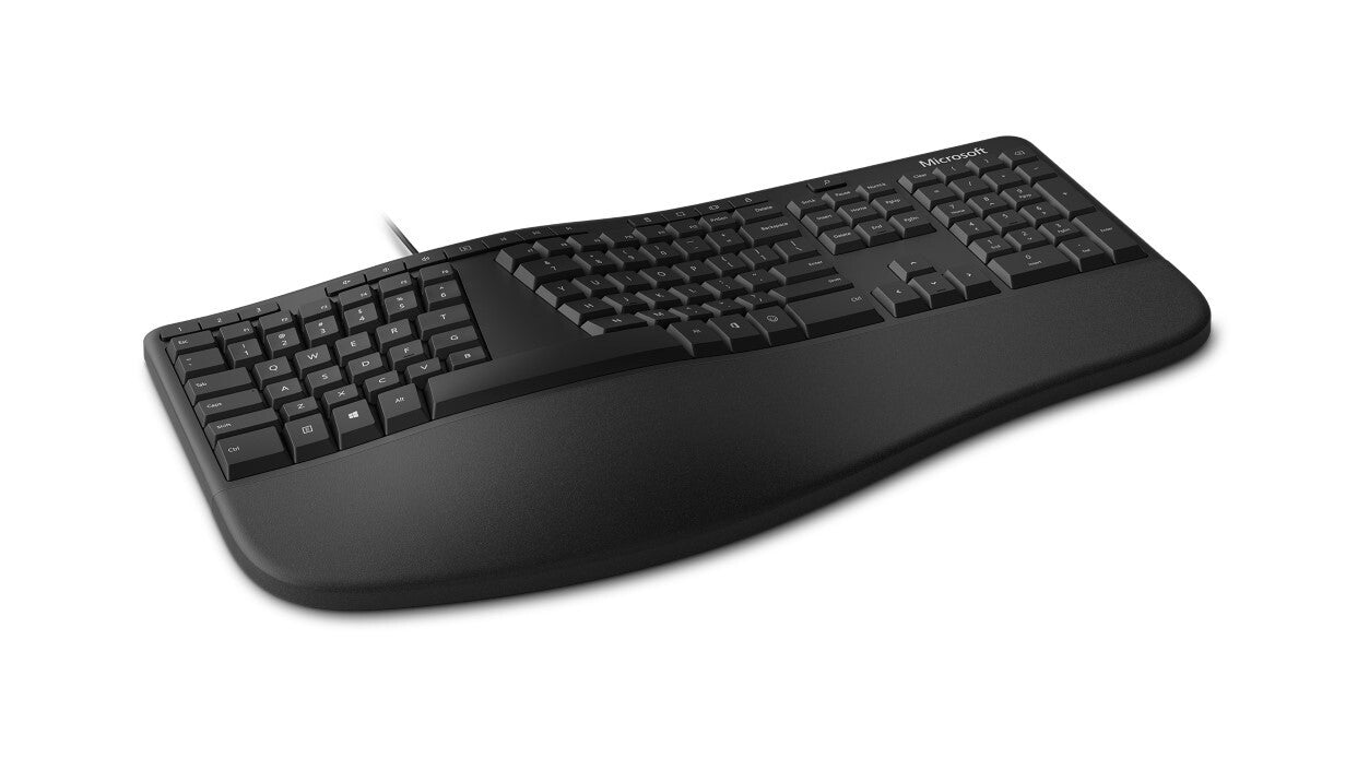Microsoft Ergonomic keyboard Universal USB AZERTY Belgian Black