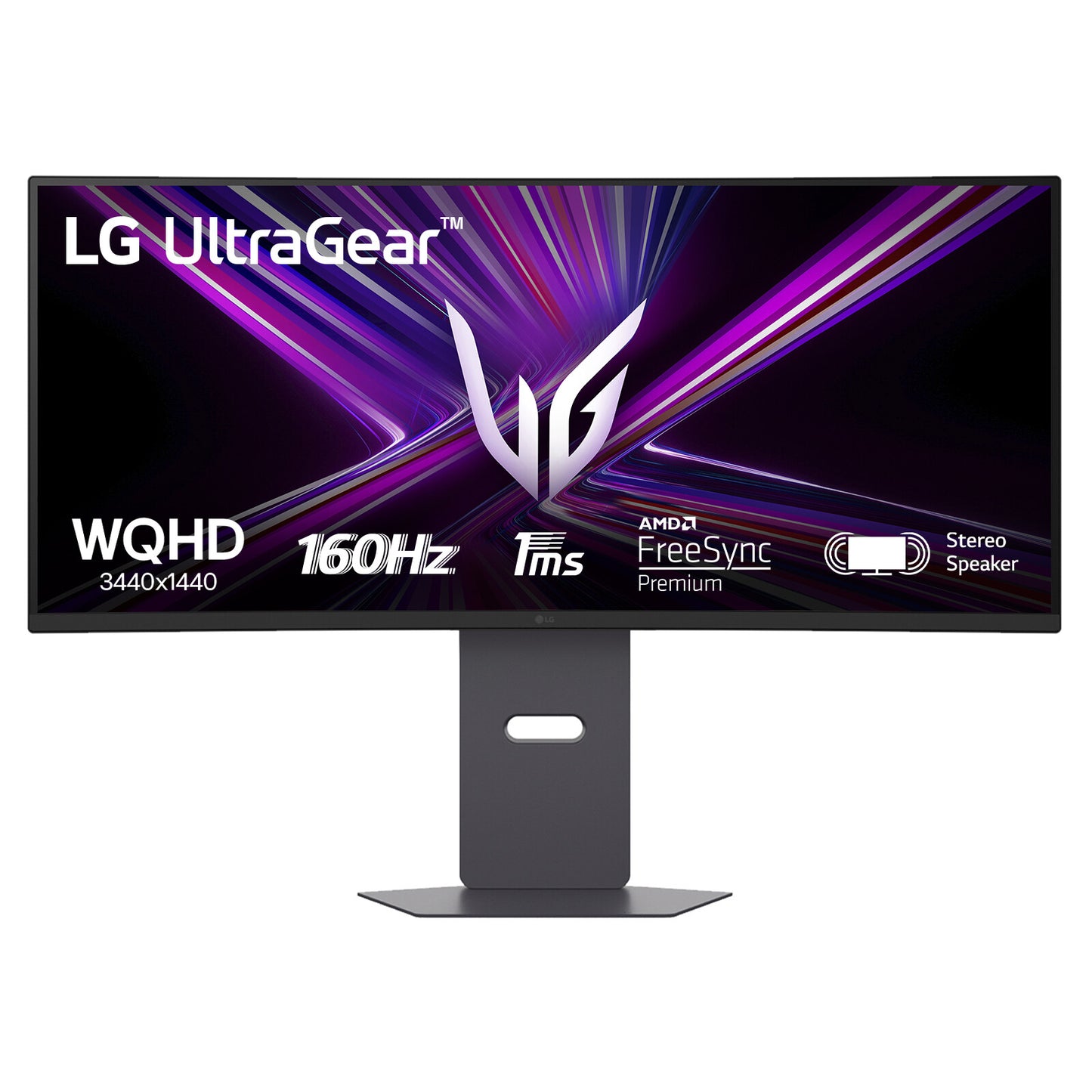 LG UltraGear™ G6 34G600A-B - 34-inch 160Hz WQHD Curved Gaming Monitor | 34-inch WQHD display / AMD FreeSync™ Premium