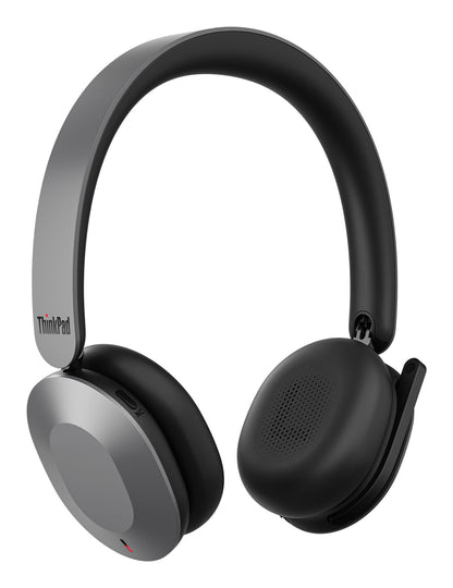Lenovo 4XD1V23301 headphones/headset Wired & Wireless Head-band Office/Call center USB Type-C Bluetooth Grey