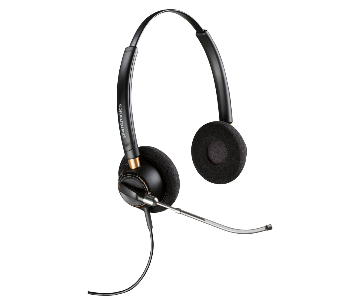 Poly EncorePro 520V Binaural Headset VoiceTube +Quick Disconnect