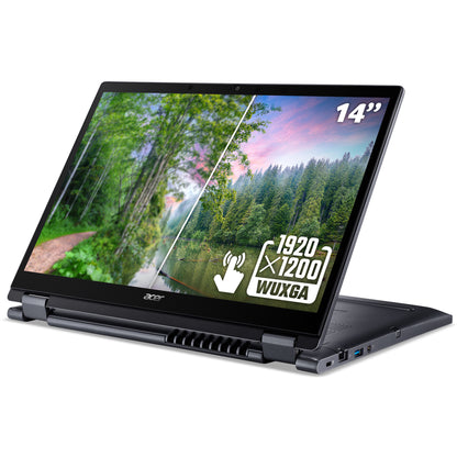 Acer TravelMate P4 Spin 14 convertible laptop (TMP414RN-54) - Intel Core Ultra 5, 16GB RAM, 512GB SSD, 14" WUXGA touchscreen, Windows 11