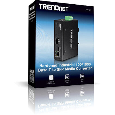 Trendnet TI-F11SFP network media converter 1000 Mbit/s Black