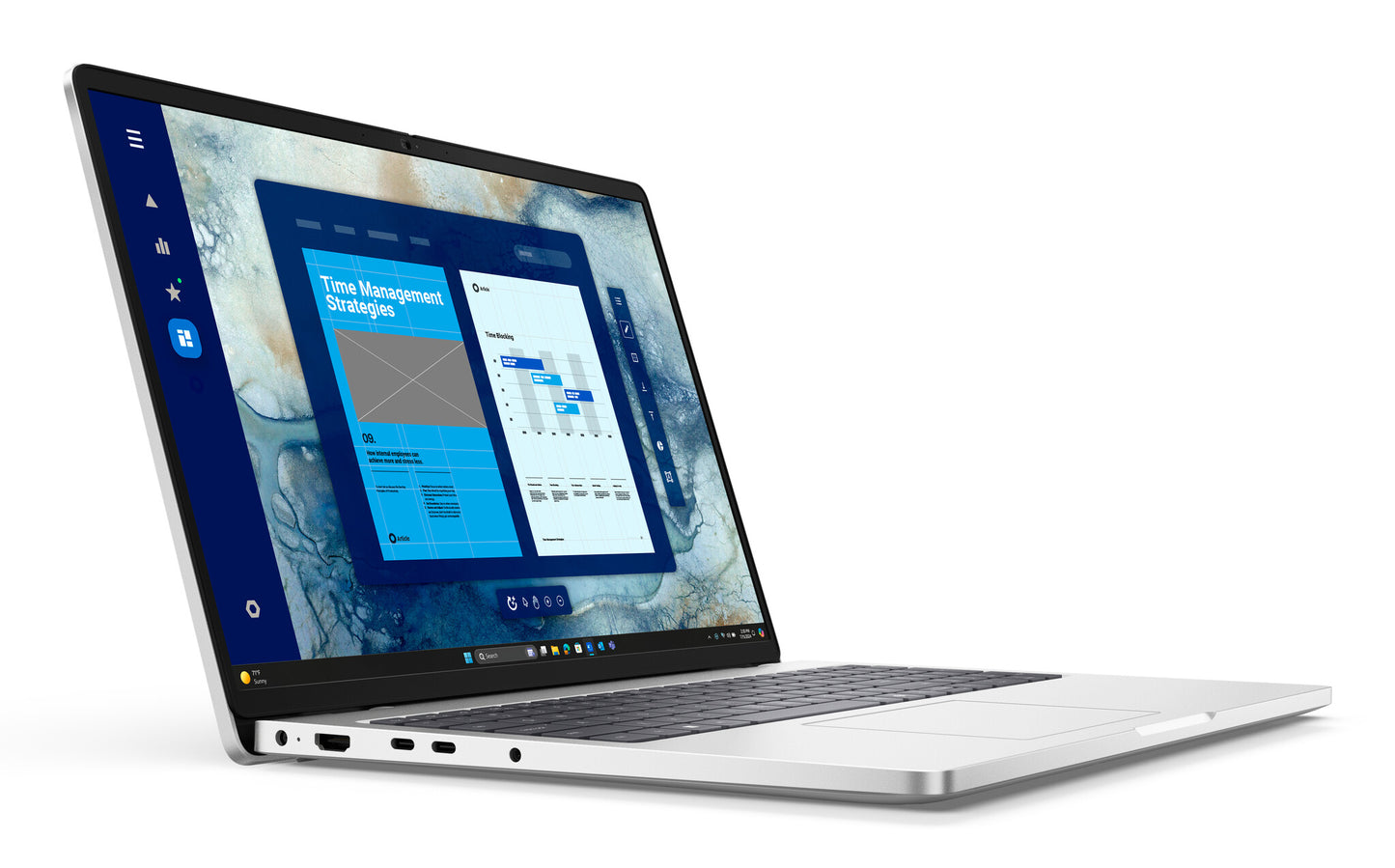 DELL Pro 16 PC16250 Intel Core Ultra 5 235U Laptop 40.6 cm (16") Full HD+ 16 GB DDR5-SDRAM 512 GB SSD Wi-Fi 6E (802.11ax) Windows 11 Pro UK English Platinum, Silver