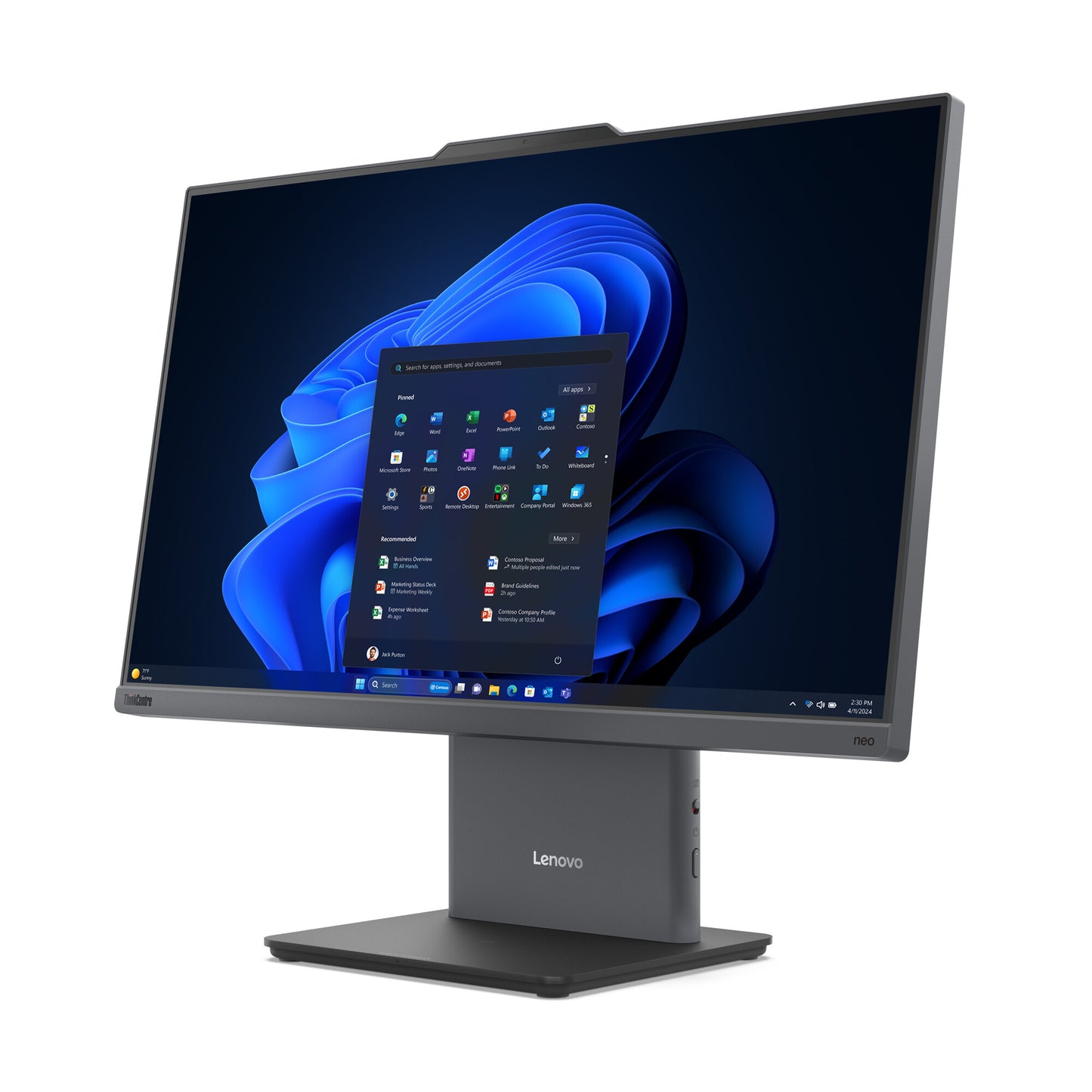 Lenovo ThinkCentre neo 50a 24 Gen 5 Intel® Core™ i5 i5-13420H 60.5 cm (23.8") 1920 x 1080 pixels All-in-One PC 8 GB DDR5-SDRAM 256 GB SSD Windows 11 Pro Wi-Fi 6 (802.11ax) Grey