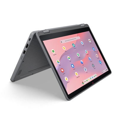 Lenovo Chrome 500e 2in1 G5 M89 MediaTek Kompanio 540 Chromebook 31 cm (12.2") Touchscreen WUXGA 8 GB 64 GB UFS Wi-Fi 6E (802.11ax) ChromeOS Grey English
