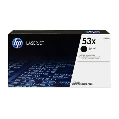 HP 53X High Yield Black Original LaserJet Toner Cartridge