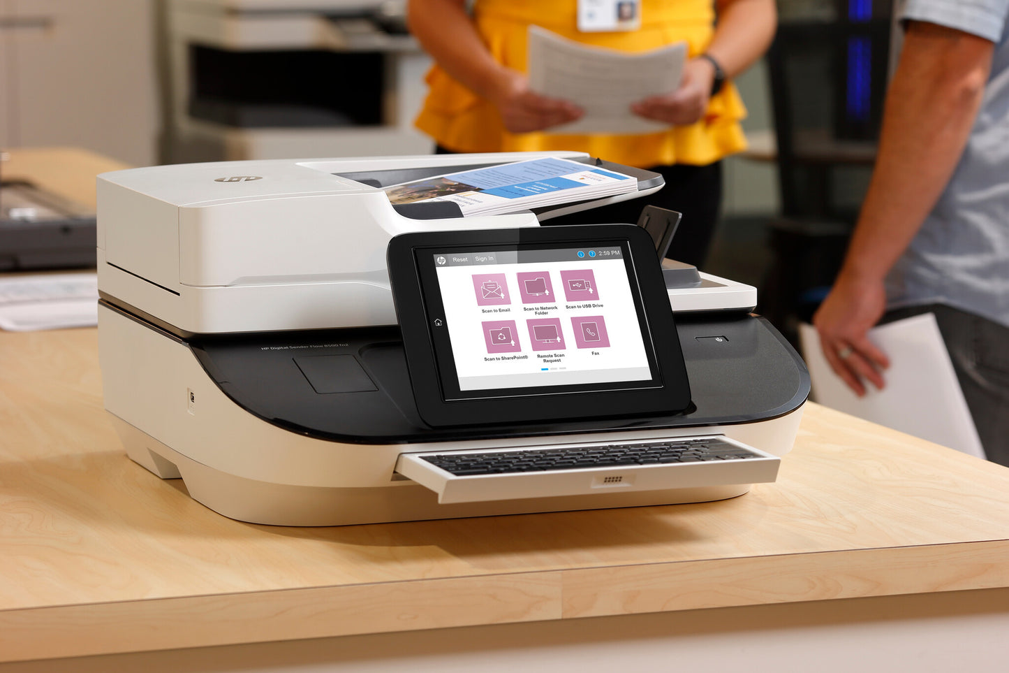 HP Digital Sender Flow 8500 fn2 Flatbed scanner