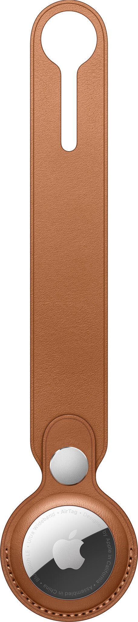 Apple AirTag Leather Loop - Saddle Brown
