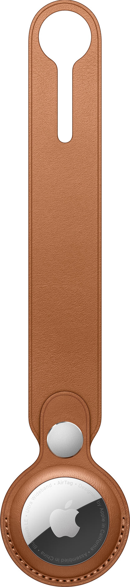Apple AirTag Leather Loop - Saddle Brown