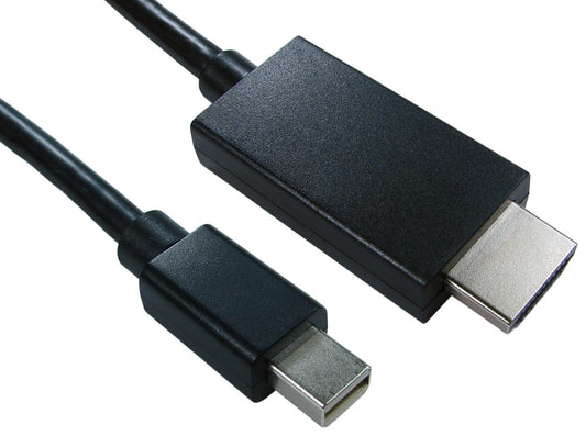 Cables Direct HDMINIDP-HDMI2M video cable adapter 2 m Mini DisplayPort HDMI Black