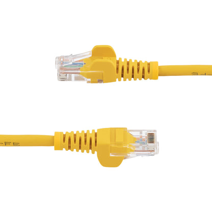 StarTech.com Cat5e Ethernet Patch Cable with Snagless RJ45 Connectors - 0.5 m, Yellow