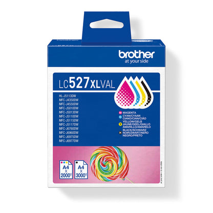 Brother Genuine LC527XLVAL Ink Cartridge Value Pack