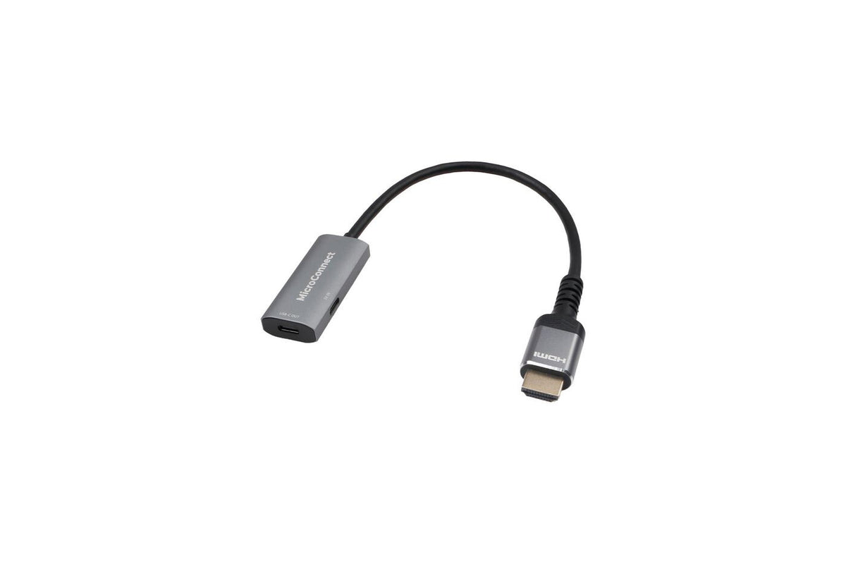 Microconnect HDMIUSB3.2 laptop dock/port replicator Black, Silver