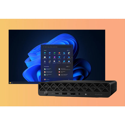 HP ProDesk 4 Mini G1i Wolf Pro Security Edition Intel Core Ultra 5 235T 16 GB DDR5-SDRAM 512 GB SSD Windows 11 Pro Mini PC AI PC Black