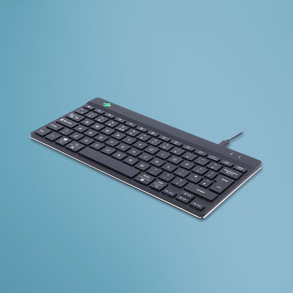 R-Go Tools Ergonomic keyboard R-Go Compact Break, compact keyboard with break software, QWERTY (UK), wired, black