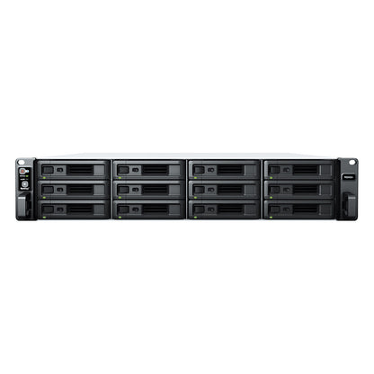 Synology RackStation RS2423+ NAS Rack (2U) Ryzen Embedded V1780B 8 GB DDR4 96 TB HDD DiskStation Manager Black