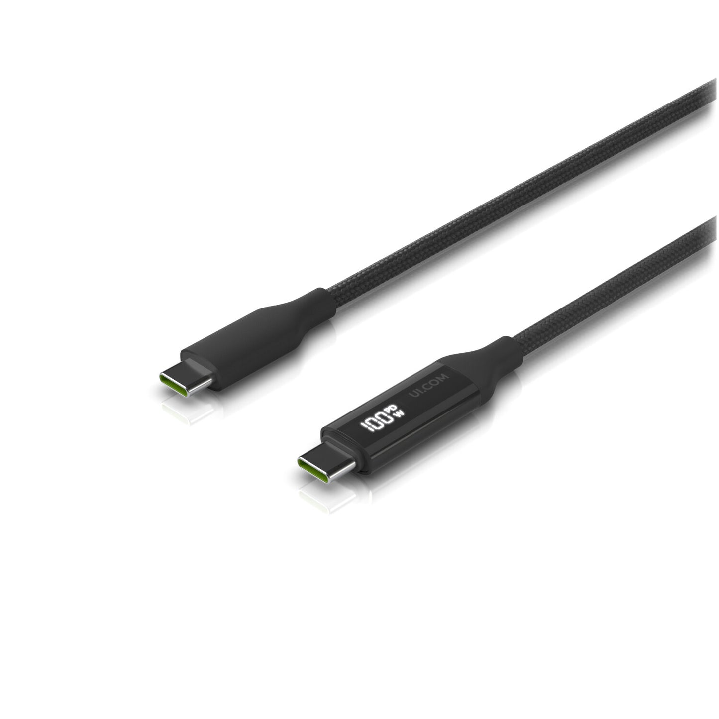 Ubiquiti UACC-Cable-USB-100W-1M-BK USB cable USB C Black, Grey