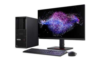 Lenovo ThinkStation P3 Tower Gen 2 Intel Core Ultra 9 285K 64 GB DDR5-SDRAM 1 TB SSD Windows 11 Pro Workstation Black