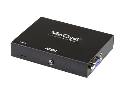 ATEN VE170R AV extender AV receiver Black