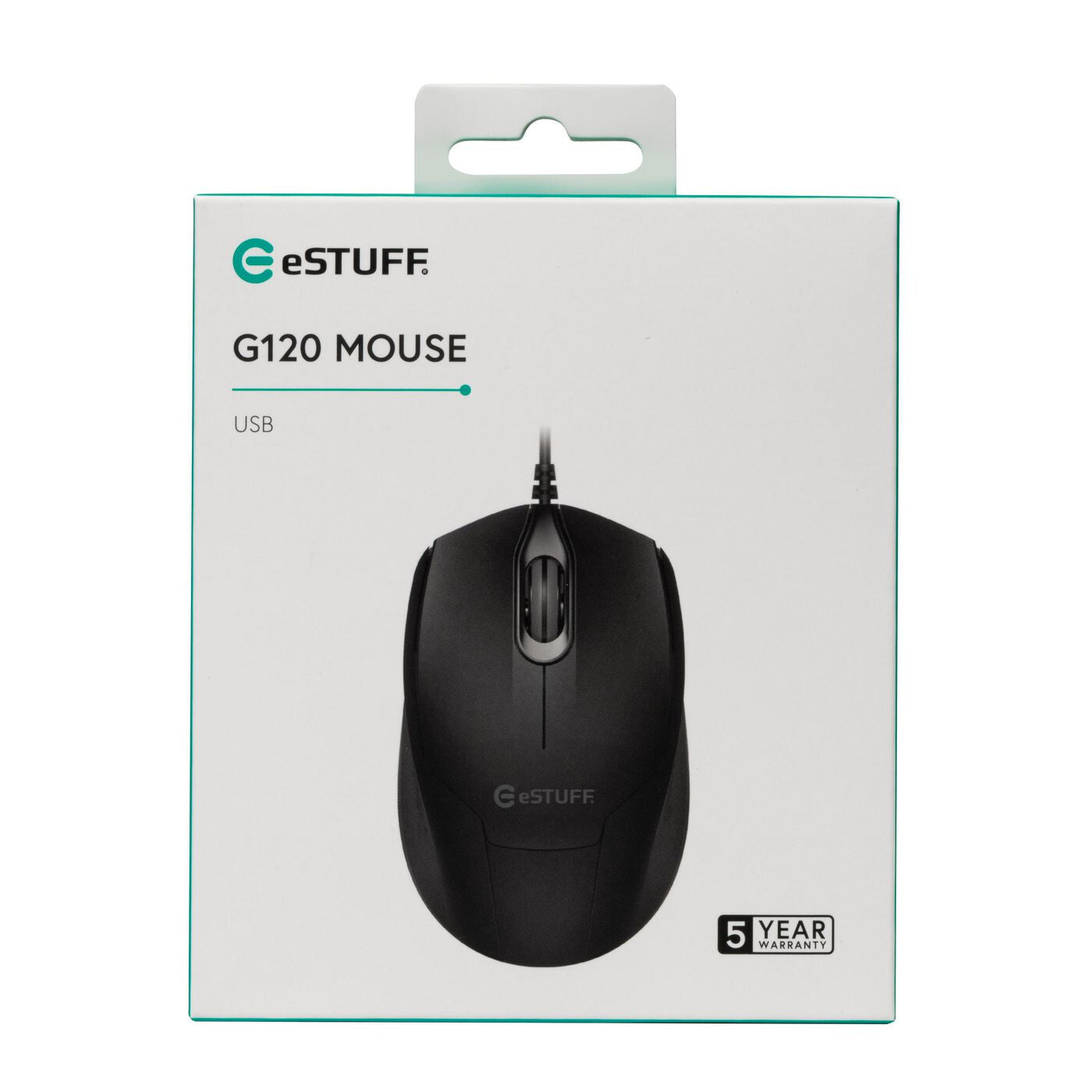 eSTUFF GLB213002 mouse Office Ambidextrous Optical 1200 DPI