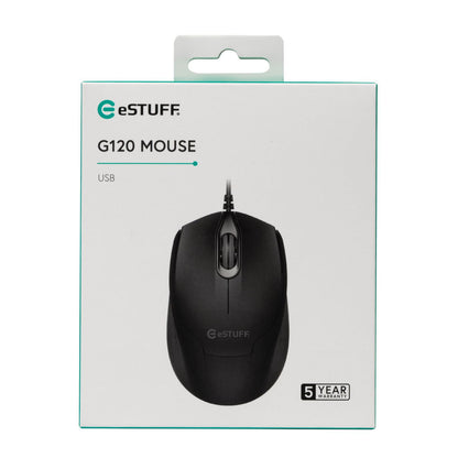 eSTUFF GLB213002 mouse Office Ambidextrous Optical 1200 DPI