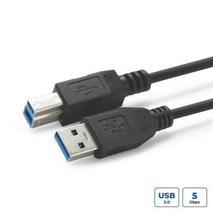 Microconnect USB3.0AB2B USB cable USB 3.2 Gen 1 (3.1 Gen 1) 2 m USB A USB B Black