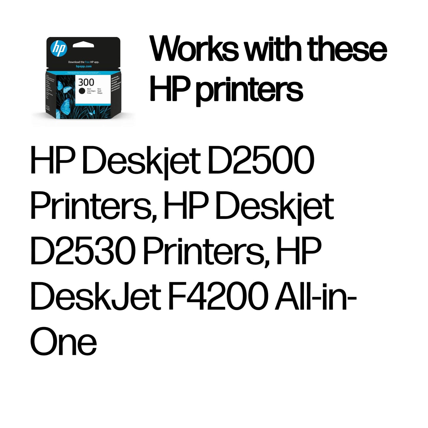 HP 300 Black Original Ink Cartridge