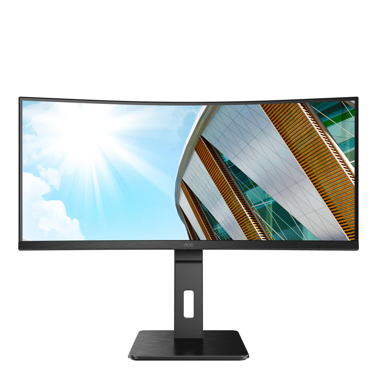 AOC P2 CU34P2A computer monitor 86.4 cm (34") 3440 x 1440 pixels Quad HD LED Black