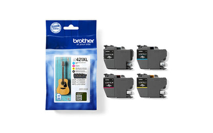 Brother LC-421XLVAL PagePack 4 pc(s) Original High (XL) Yield Black, Cyan, Magenta, Yellow