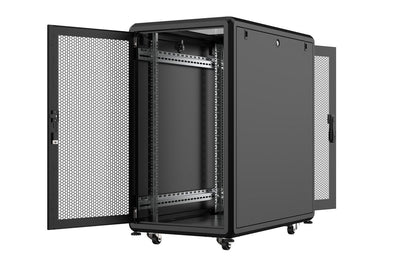 Lanview RSL20U61BL rack cabinet 20U Freestanding rack Black