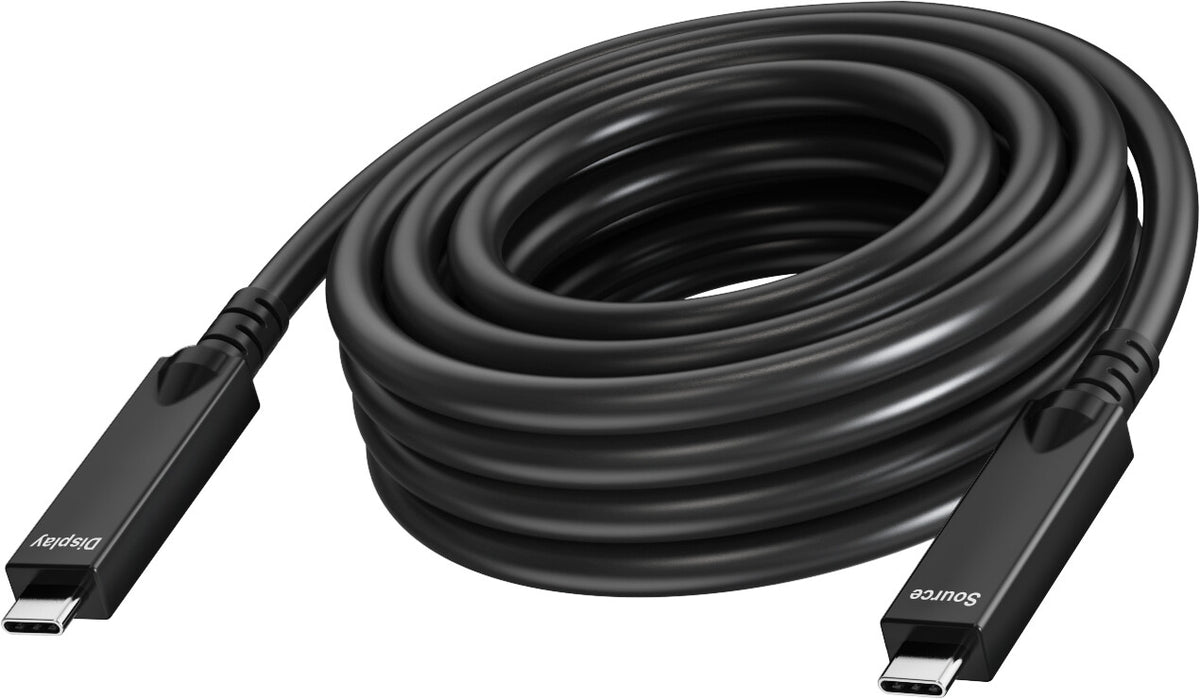 Vision TC 15MUSBC/BL USB cable 15 m USB C Black