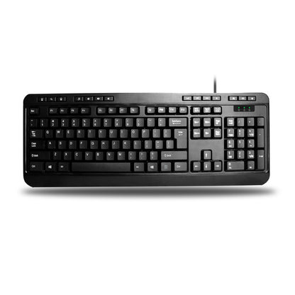 Adesso AKB-132CB-UK keyboard Mouse included Medical USB QWERTY UK English Black