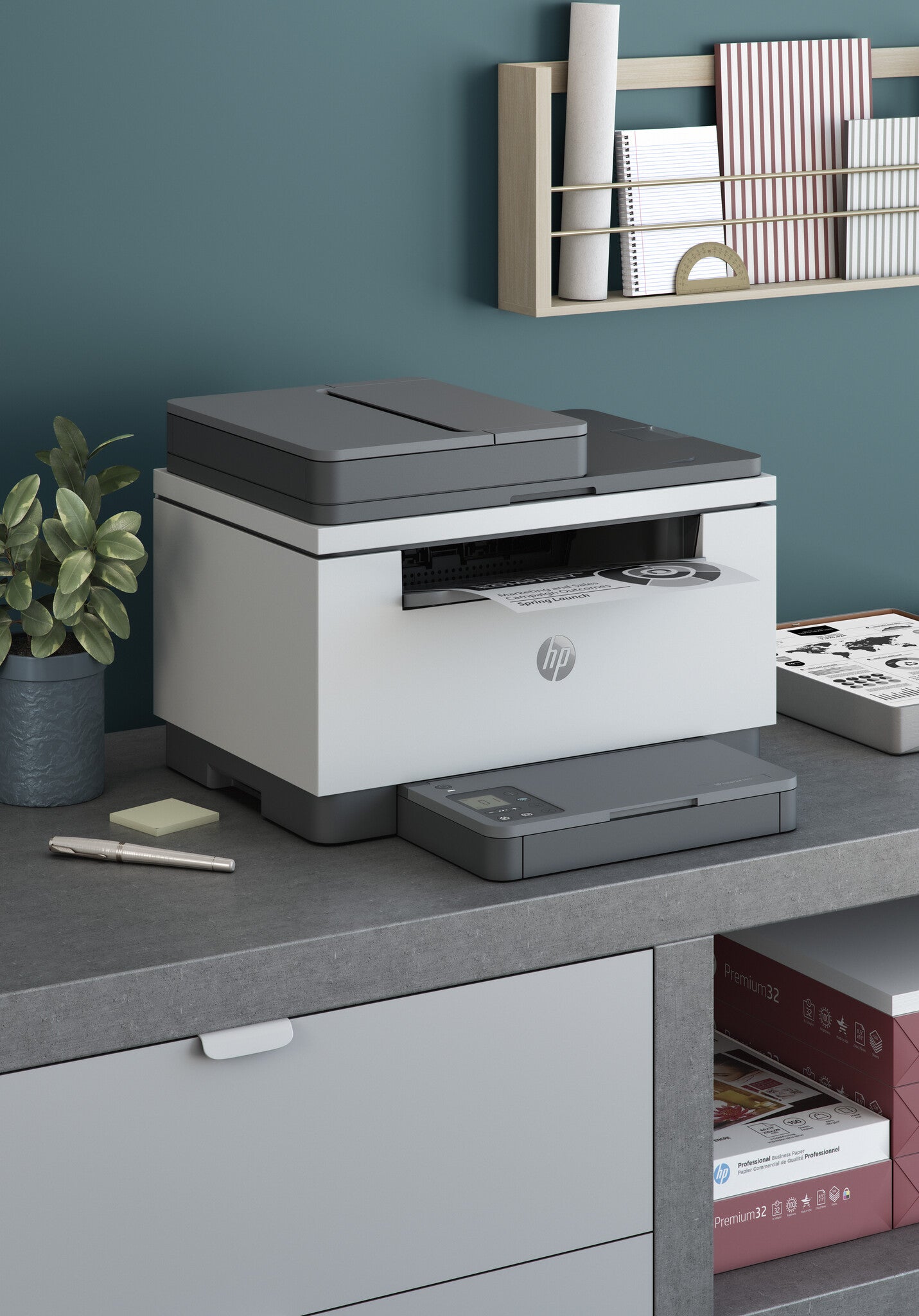 HP LaserJet M234dw Wireless Multifunction Black and white Printer, Copier, Scanner; Duplex