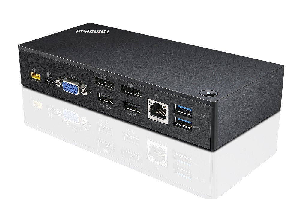 Lenovo 40A90090IT laptop dock/port replicator Wired USB 3.2 Gen 1 (3.1 Gen 1) Type-C Black