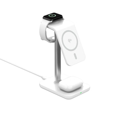 eSTUFF ES638310 mobile device charger Smartphone Aluminium AC Wireless charging Fast charging Indoor