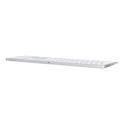 Apple Magic keyboard Universal USB + Bluetooth Spanish Aluminium, White